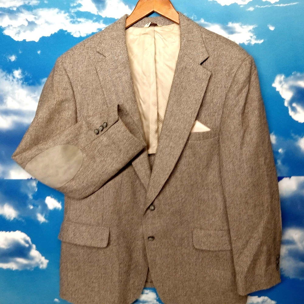 Vintage Block Wool blazer 48s